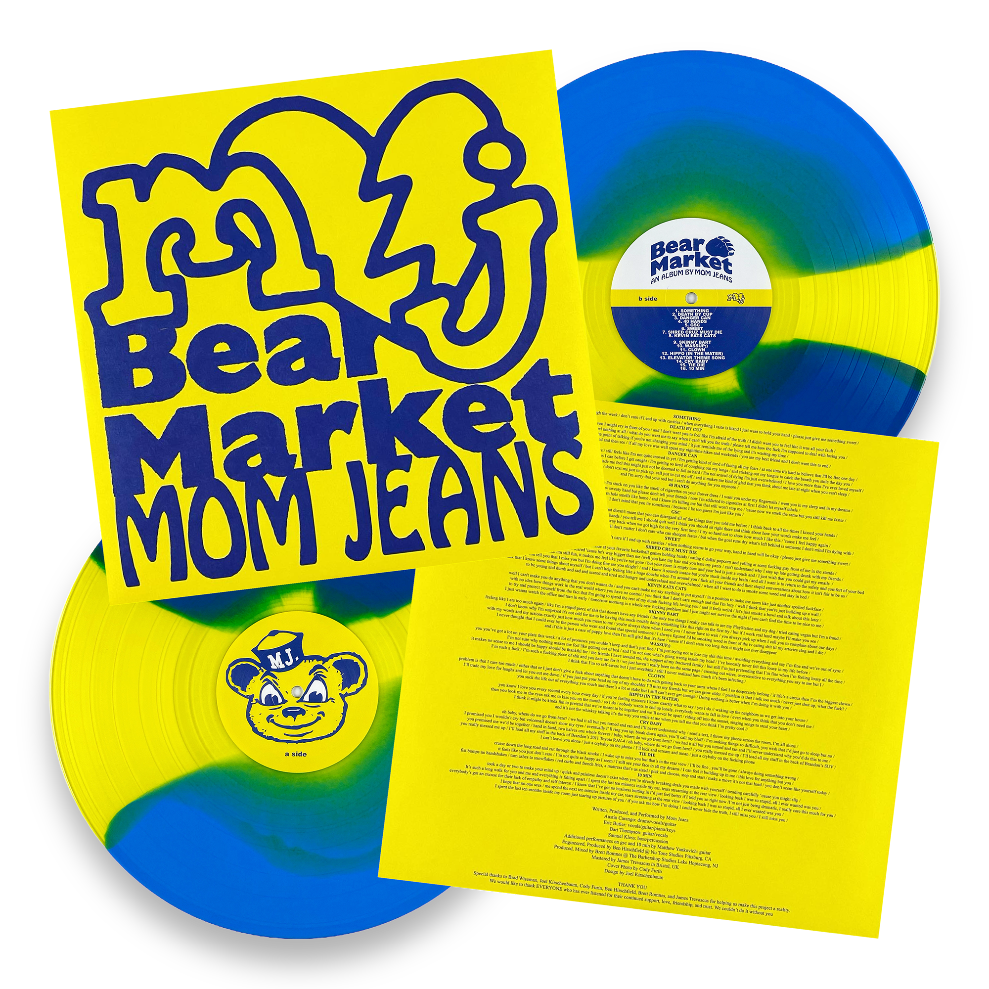 Bear Market Vinyl - Yellow/Blue