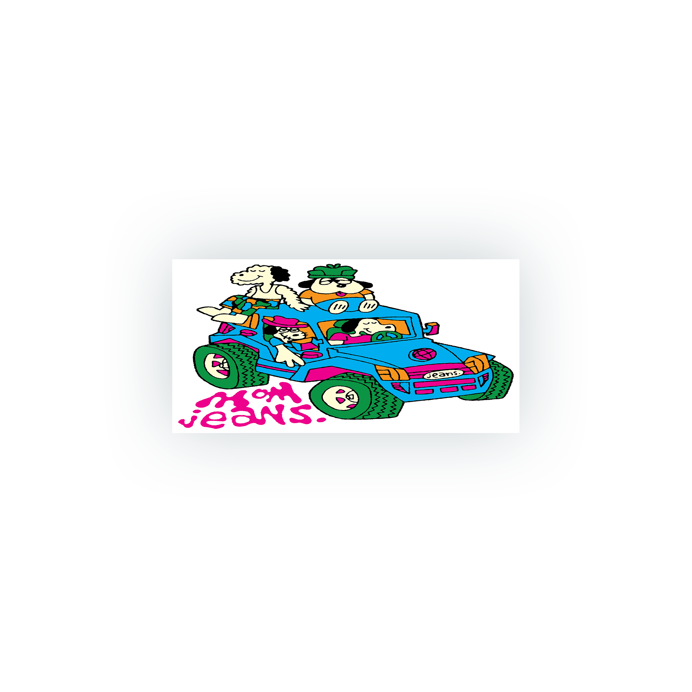 Gorillaz Mock Bumper Sticker