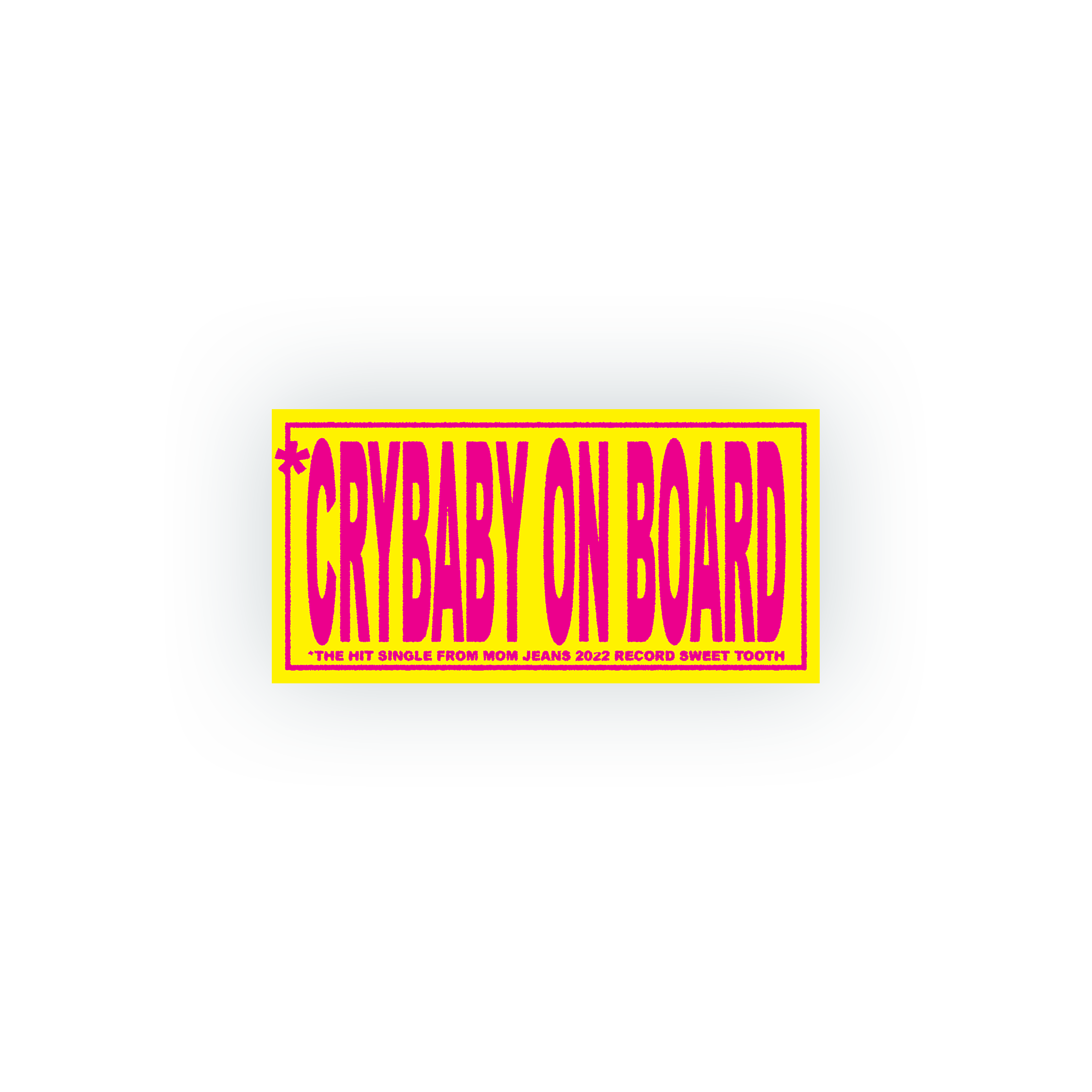 Cry Baby Bumper Sticker