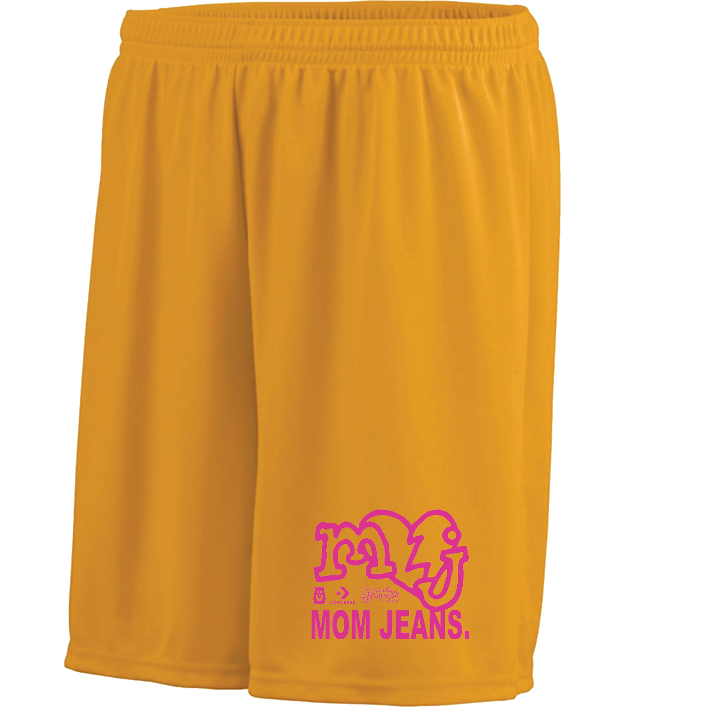 Yellow Logo Shorts