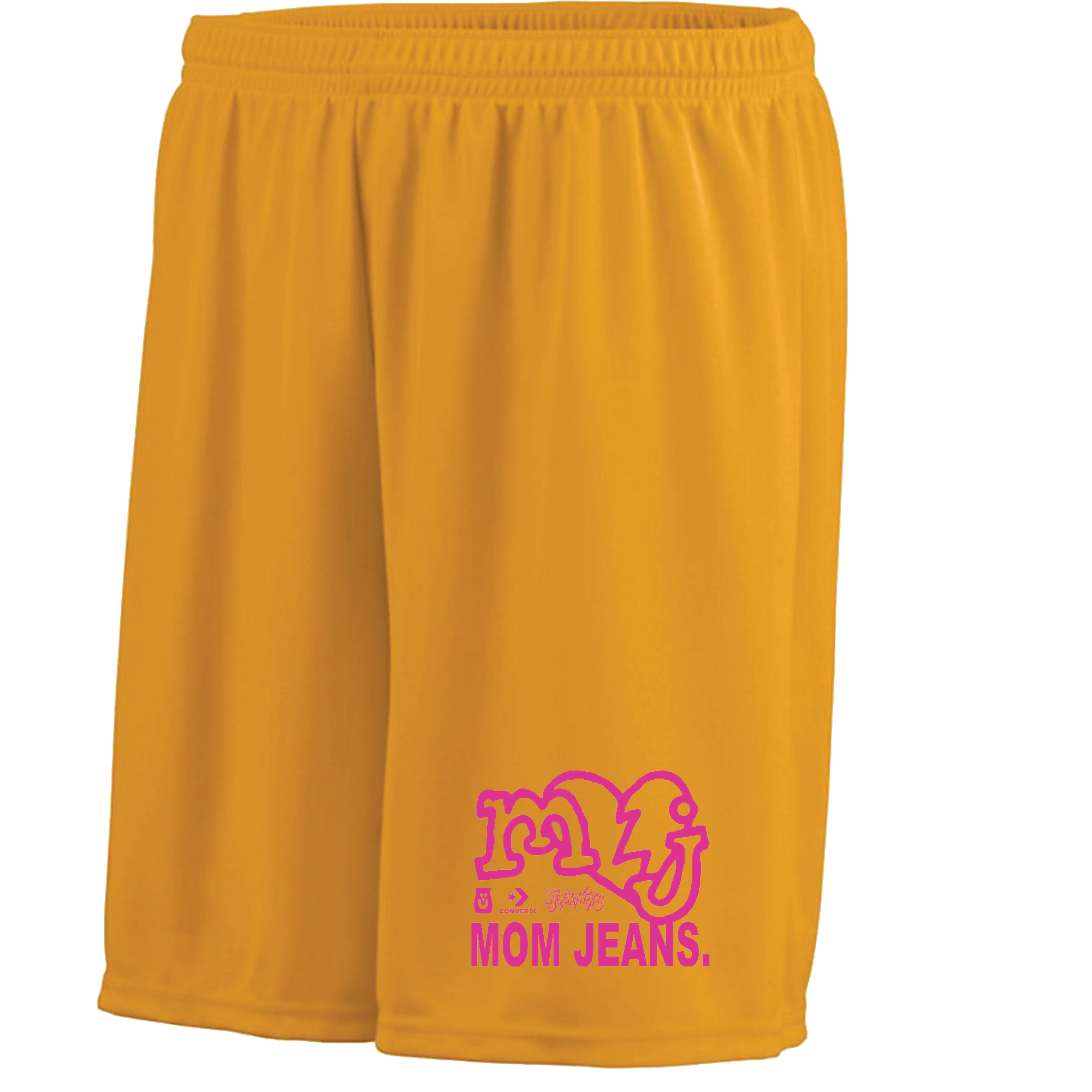 Yellow Logo Shorts